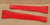 1993-1996 CORVETTE C4 COUPE TORCH RED PLASTIC DOOR SILL EXTENSION TRIM PIECES