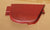 1984-1985 CORVETTE EMERGENCY / PARKING BRAKE HANDLE COVER CARMINE RED GOOD COND